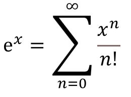 Exponential as a Series 1